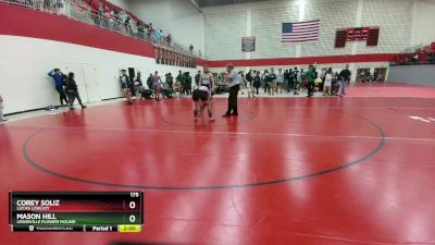 175 lbs Round 5 - Corey Soliz, Lucas Lovejoy vs Mason Hill, Lewisville Flower Mound