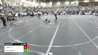 62 lbs Round Of 32 - Liam Baker, Savage House WC vs Jasiah Hernandez, Nighthawks WC