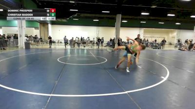 120 lbs Consi Of 128 #2 - Dominic Prosperi, OH vs Christian Madden, PA