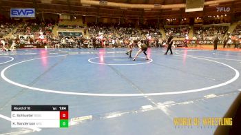 73 lbs Round Of 16 - Cael Schlueter, Rough House vs Khylen Sanderson, WTC