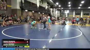124 lbs Round 1 (3 Team) - Alexis Pehrson, Nebraska Vipers Red vs Laura Romero, Nebraska Vipers Green