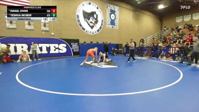 150 lbs Semifinal - Yeshua McNew, Atascadero vs Israel Joven, Foothill