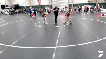 120 lbs Cons. Round 5 - Ian Giancola, Next Level Training Academy vs Luke Cleaver, Missouri Valley