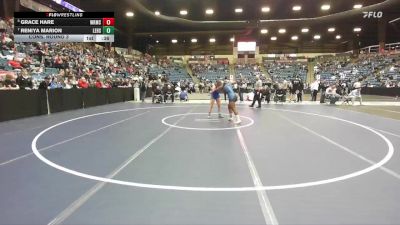 135 lbs Cons. Round 3 - Reniya Marion, Leavenworth HS vs Grace Hare, Wichita-Kapaun Mt.Carmel Hs