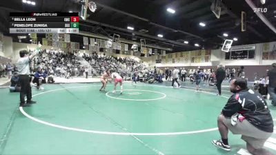 120/127 Semifinal - Bella Leon, Granite Wrestling Club vs Penelope Zuniga, Socal Grappling Club