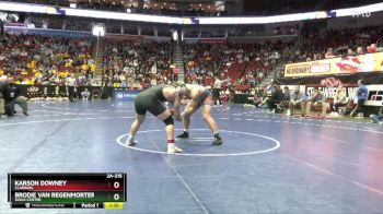 2A-215 lbs Cons. Round 4 - Karson Downey, Clarinda vs Brodie Van Regenmorter, Sioux Center