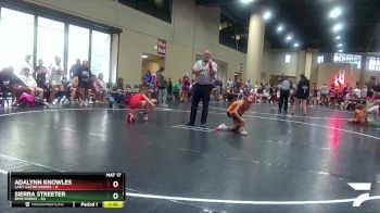 85 lbs Round 1 (4 Team) - Adalynn Knowles, Lady Gator Dawgs vs Sierra Streeter, BMM Rodeo