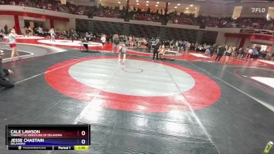 106 lbs Cons. Round 2 - Cale Lawson, Threestyle Wrestling Of Oklahoma vs Jesse Chastain, Oklahoma