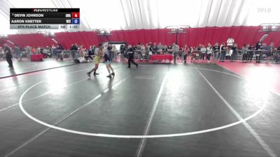 157 lbs 5th Place Match - Devin Johnson, Askren Wrestling Academy vs Aaron Knetter, Wisconsin