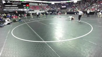 D3-106 lbs Cons. Round 1 - Chase Heimerman, Cedar Grove-Belgium vs Gunnar Lambert, Princeton/Green Lake