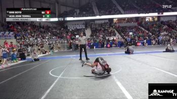 58 lbs Cons. Round 1 - Alva John Terrill, Lion Elite vs Sire Boyd, Maize