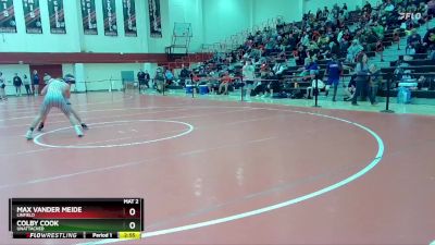 133 lbs Quarterfinal - Max Vander Meide, Linfield vs Colby Cook, Unattached