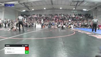 100 lbs Quarterfinal - Brantley Mattison, Raw Wrestling Club vs Jonah Roberts, HURRICANE WRESTLING ACADEMY