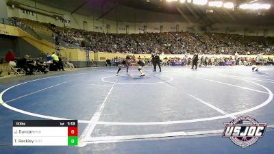 110 lbs Round Of 16 - John Duncan, Piedmont vs Tripp Rackley, Tuttle Elite Wrestling Club