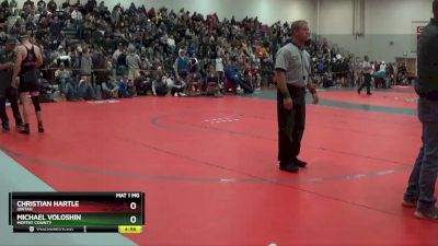 165 lbs Semifinal - Michael Voloshin, Moffat County vs Christian Hartle, Uintah