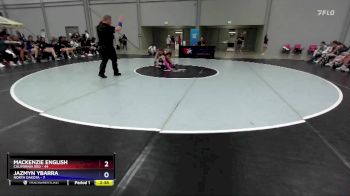 125 lbs 4th Wrestleback (16 Team) - Mackenzie English, California Red vs Jazmyn Ybarra, North Dakota