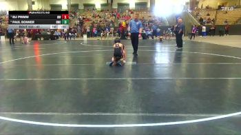 45 lbs Semifinal - Eli Primm, Wildcats Wrestling vs Paul Bonner, Rabbit Wrestling Club