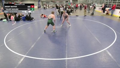 16U Boys - 215 lbs 3rd Place Match - Brody Mattox, Nebraska vs Elliot Havlish, Wisconsin