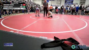 100 lbs Semifinal - Benjamin Fisher, Salina Wrestling Club vs Jagger Leavitt, Ponca City Wildcat Wrestling