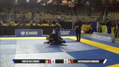 Fabio Do Valle Borges vs Justin Masaichi Ordinario 2025 Pan Jiu Jitsu IBJJF Championship