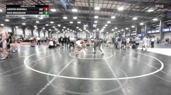 195 lbs Rr Rnd 2 - Ashton Boswell, Team Shutt vs Taye Bradshaw, All-American Wrestling Club HS