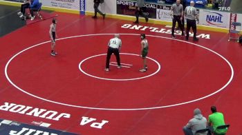 89 lbs Consi Of 16 #1 - Cole Kokinda, Tamaqua vs Jackson Volovko, North Star