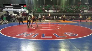 5A 175 lbs 1st Place Match - Troy Thomas, Corner vs Joel Gaston, Lincoln