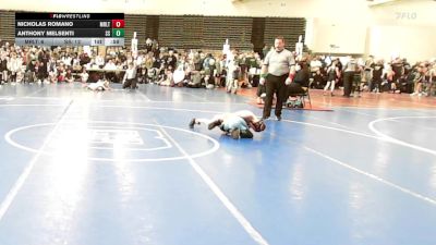 65 lbs Rr Rnd 1 - Nicholas Romano, Marlton Chiefs - ESC vs Anthony Melsenti, South Side Wrestling Club - ESC