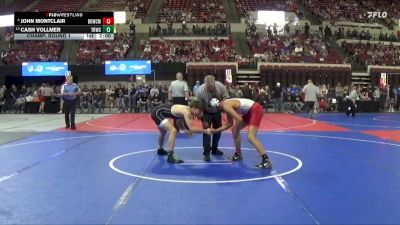 152 lbs Champ. Round 1 - Cash Vollmer, Tongue River Wrestling Club vs John Montclair, Big Game Wrestling Club MT