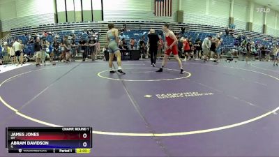 175 lbs Champ. Round 1 - James Jones, OH vs Abram Davidson, IL