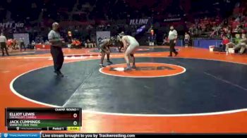 3 lbs Champ. Round 1 - Jack Cummings, Winnetka (New Trier) vs Elliot Lewis, Chicago (Mt. Carmel)