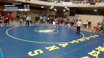 110 lbs 3rd Place Match - Eva Hermansson, Unattached vs Addison Yacko, Unattached