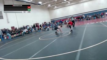 139 lbs Cons. Round 1 - Holland Schacherer, Dawson-Boyd - Lac Qui Parle - Montevideo United vs Miguel Moreno Jr, Worthington