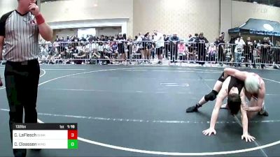 132 lbs Round Of 128 - Cash LaFlesch, Sunkids vs Chase Claassen, Windsor