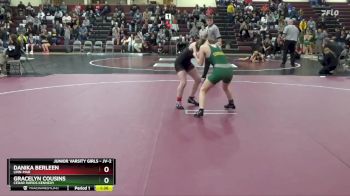 JV-2 lbs Round 1 - Gracelyn Cousins, Cedar Rapids Kennedy vs Danika Berleen, Linn-Mar