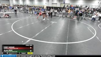 165 lbs Cons. Semi - Cody Savage, Ranger 47 Wrestling Club vs Elias Reed, X-Factor Elite Wrestling