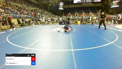 132 lbs Cons 32 #2 - Aidan Aure, WI vs Makael Aguayo, MT