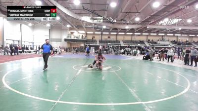 120 lbs Round Of 32 - Misael Martinez, Central Falls/Blackstone Valley Prep vs Jovani Martinez, Ponaganset