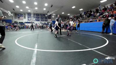 67 lbs Rr Rnd 6 - Lexton Manning, Bristow Elementary Wrestling Club vs Ruger Elizondo, Blue Devil Wrestling