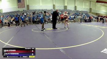 160 lbs Round 3 - Bear Steiner, OH vs Cailyn Robinson, IL