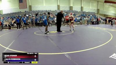 160 lbs Round 3 - Bear Steiner, OH vs Cailyn Robinson, IL
