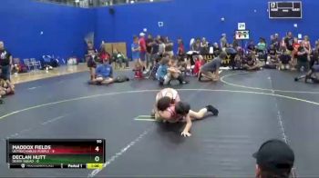 90 lbs Round 1 (4 Team) - Maddox Fields, Untouchables Purple vs Declan Hutt, Death Squad