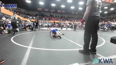 80 lbs Rr Rnd 4 - Liam Kappler, Choctaw Ironman Youth Wrestling vs Tyler Haxel, Lions Wrestling Academy