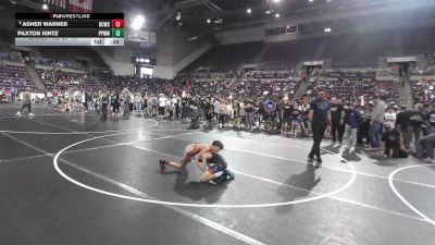 80 lbs Champ. Rd Of 16 - Paxton Kintz, Pikes Peak Warriors Wrestling vs Asher Warner, Bear Cave Wrestling Club