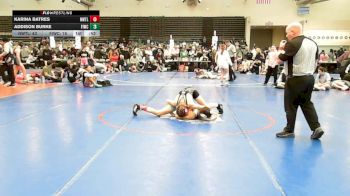 107 lbs Rr Rnd 1 - Karina Batres, NewWhale Teel - Girls vs Addison Burke, Sassy Lassies FIWC - Girls