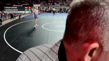 D 2 150 lbs Champ. Round 1 - Collin Carline, Brusly vs Jackson Stoute, North Vermilion