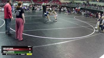 82 lbs Semifinal - Keila Kohout, York Wrestling Club vs BryLee Irsik, Nebraska Wrestling Academy
