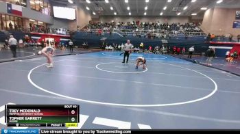 126 lbs Round 1 - Topher Garrett, Moore vs Trey McDonald, Memphis University School