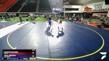 140 lbs Round 2 - Wyatte Boyden, Idaho vs Seth Henson, California