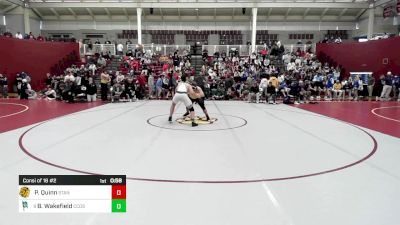 215 lbs Consi Of 16 #2 - Patrick Quinn, St. Anthony's vs Bobby Wakefield, Charlotte Country Day